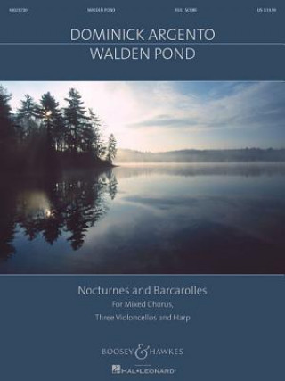 Kniha Walden Pond: For Satb Chorus, 3 Cellos and Harp Dominick Argento