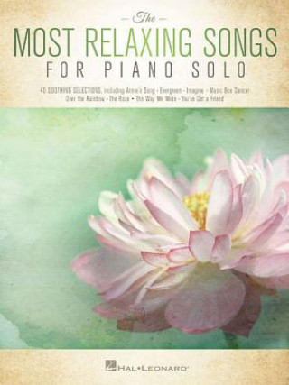 Book Most Relaxing Songs for Piano Solo Hal Leonard Corp