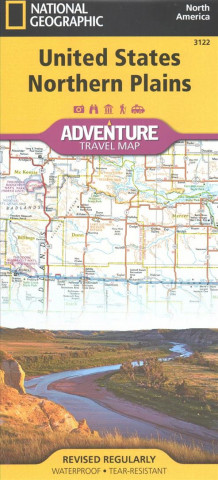 Printed items MAP-US NORTHERN PLAINS National Geographic Maps - Adventure