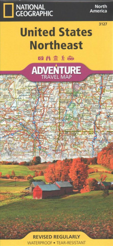 Tiskovina MAP-US NORTHEAST National Geographic Maps - Adventure