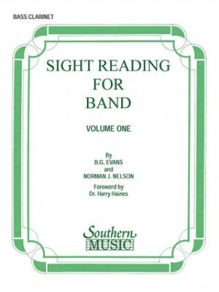 Book SIGHT READING FOR BAND BK 1 Billy Evans