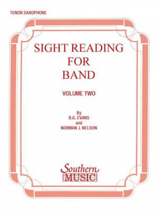 Book SIGHT READING FOR BAND BK 2 Billy Evans