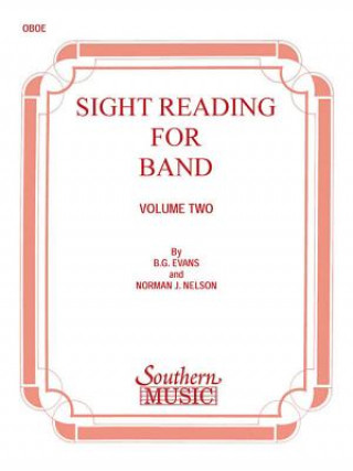 Book SIGHT READING FOR BAND BK 2 Billy Evans