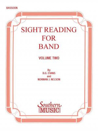 Książka SIGHT READING FOR BAND BK 2 Billy Evans