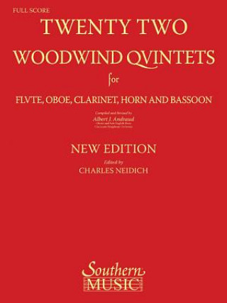 Carte 22 Woodwind Quintets - New Edition: Woodwind Quintet Albert Andraud