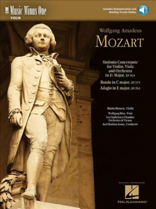 Kniha Mozart - Sinfonia Concertante in E-Flat, Kv364; Adagio in E; Rondo in C: For Violin, Viola and Orchestra 2-CD Set Wolfgang Amadeus Mozart
