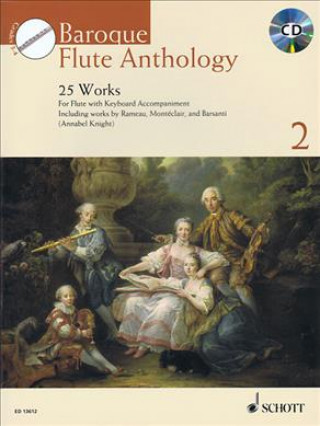 Książka Baroque Flute Anthology - Volume 2: 25 Works for Flute and Piano Hal Leonard Corp