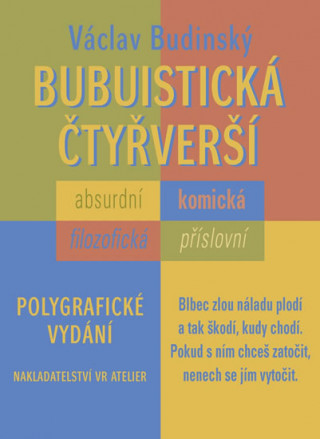 Carte Bubuistická čtyřverší Václav Budinský
