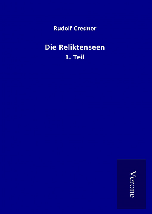 Book Die Reliktenseen Rudolf Credner