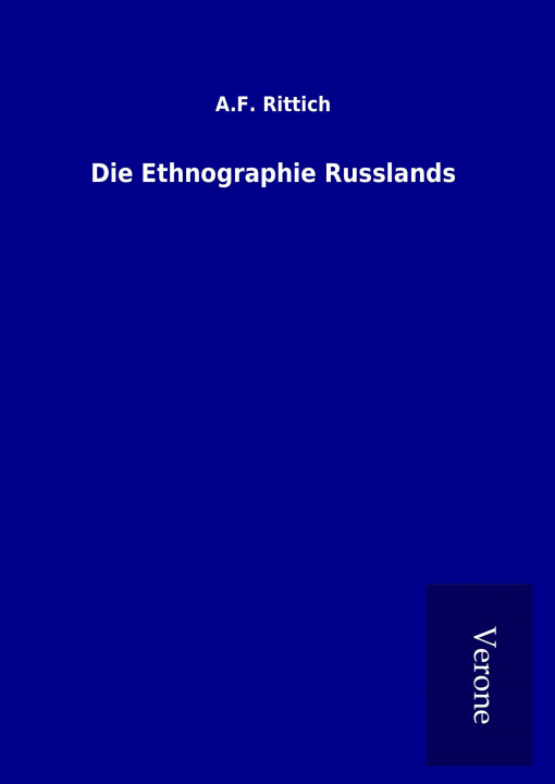 Knjiga Die Ethnographie Russlands A. F. Rittich