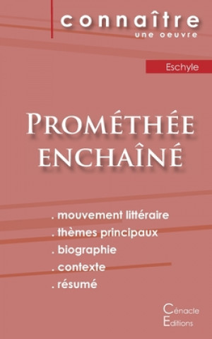 Carte Fiche de lecture Promethee enchaine de Eschyle (Analyse litteraire de reference et resume complet) Eschyle