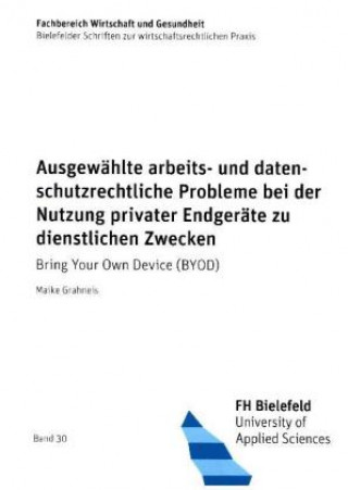 Kniha Ausgewählte arbeits- und datenschutzrechtliche Probleme bei der Nutzung privater Endgeräte zu dienstlichen Zwecken Maike Grahneis