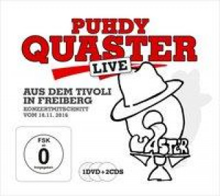 Hanganyagok Puhdy Quaster live aus dem Tivoli in Freiberg, 2 Audio-CDs + 1 DVD (Sonderedition) Quaster Dieter Hertrampf