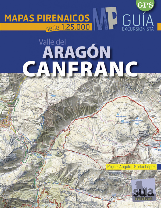 Carte Valle de aragon - Canfranc - mapas pirenaicos (1:25000) 