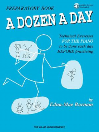 Kniha A Dozen a Day Preparatory Book - Book/Audio Edna Mae Burnam