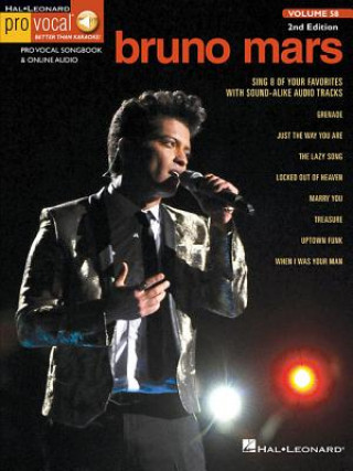 Könyv Bruno Mars: Pro Vocal Men's Edition Volume 58 Bruno Mars