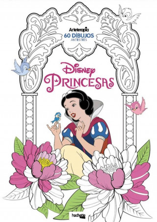 Knjiga Arteterapia. Princesas Disney 