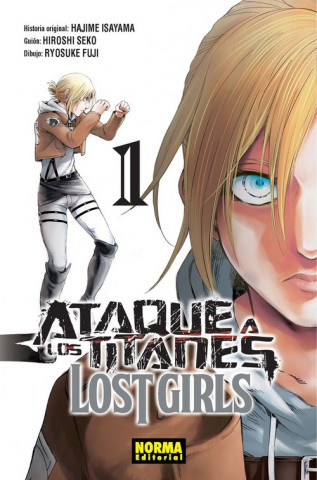 Kniha ATAQUE A LOS TITANES LOST GIRLS 01 Hajime Isayama