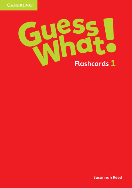 Materiale tipărite Guess What! Level 1 Flashcards Spanish Edition REED  SUSANNAH