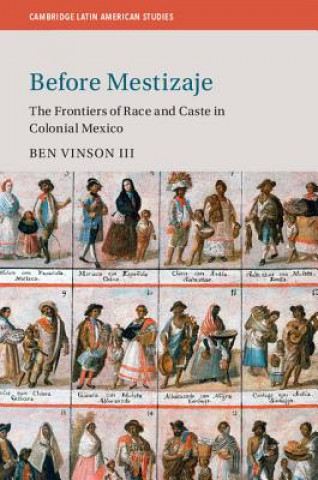 Libro Before Mestizaje Ben Vinson Iii