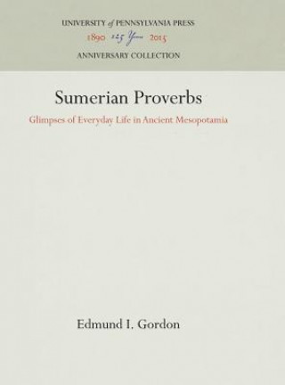 Könyv Sumerian Proverbs Edmund I. Gordon