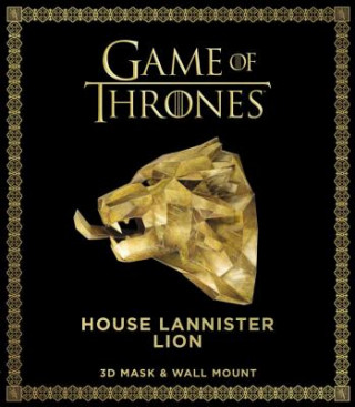 Carte Game of Thrones Mask: House Lannister Lion (3D Mask & Wall Mount) Wintercroft