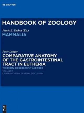 Libro Comparative Anatomy of the Gastrointestinal Tract in Eutheria II Andreas Schmidt-Rhaesa