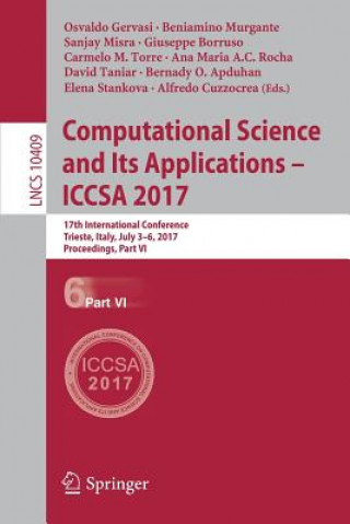 Книга Computational Science and Its Applications - ICCSA 2017 Osvaldo Gervasi