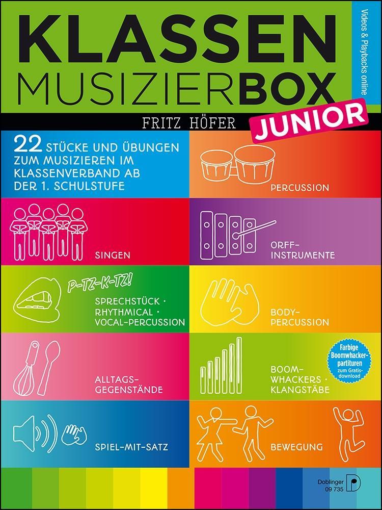 Kniha Klassenmusizierbox Junior Fritz Höfer