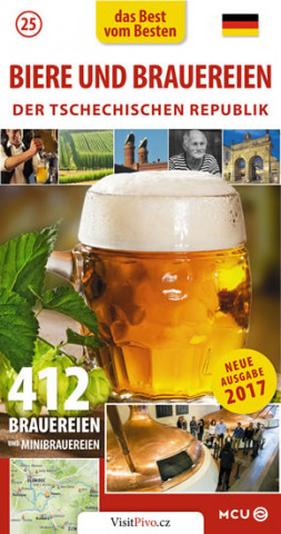 Kniha Pivo a pivovary Čech, Moravy a Slezska - kapesní průvodce/německy Jan Eliášek