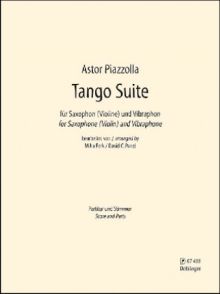 Printed items Tango Suite Astor Piazzolla