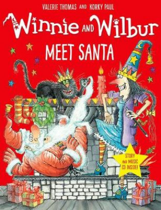 Книга Winnie and Wilbur Meet Santa with audio CD Valerie Thomas