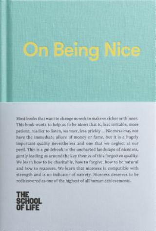 Kniha On Being Nice The School of Life