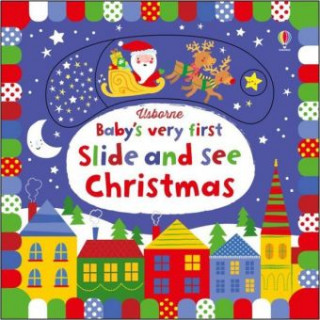 Książka Baby's Very First Slide and See Christmas Fiona Watt