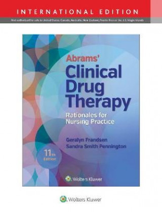 Kniha Abrams' Clinical Drug Therapy Geralyn Frandsen