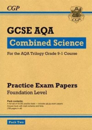 Книга Grade 9-1 GCSE Combined Science AQA Practice Papers: Foundation Pack 2 CGP Books