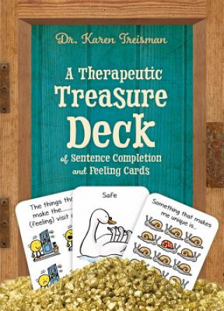 Materiale tipărite Therapeutic Treasure Deck of Feelings and Sentence Completion Cards Karen Treisman