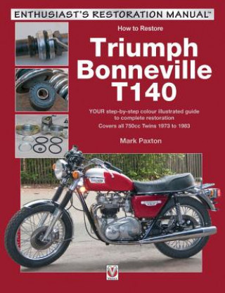 Kniha Triumph Bonneville T140 Mark Paxton