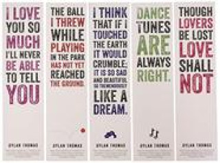 Carte Dylan Thomas Bookmarks - Pack 1 Thomas Dylan