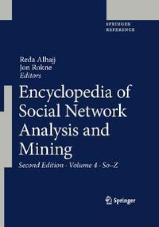 Kniha Encyclopedia of Social Network Analysis and Mining Reda Alhajj