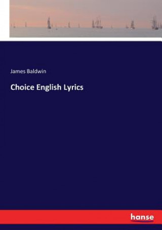 Książka Choice English Lyrics James Baldwin