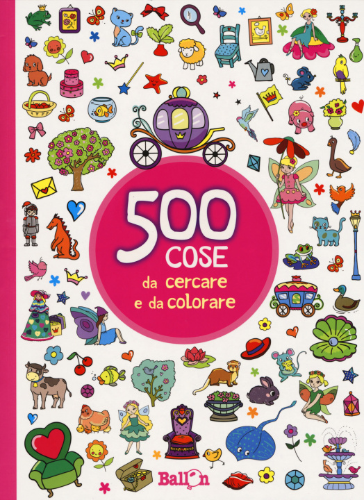 Книга 500 cose da cercare e da colorare 1 