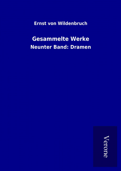 Book Gesammelte Werke Ernst Von Wildenbruch