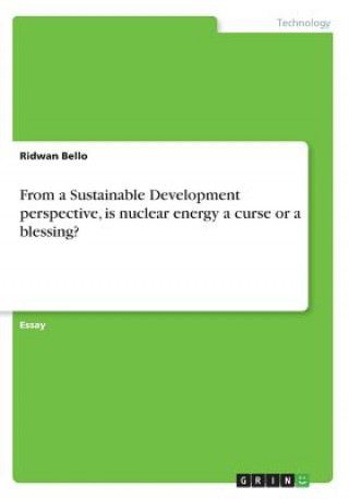 Carte From a Sustainable Development perspective, is nuclear energy a curse or a blessing? Ridwan Bello