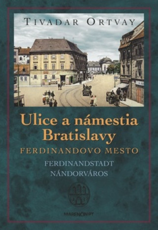 Carte Ulice a námestia Bratislavy Ferdinandovo mesto Tivadar Ortvay