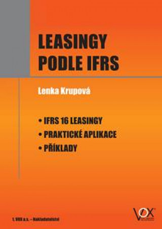 Kniha Leasingy podle IFRS Lenka Krupová