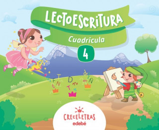 Kniha Creceletras, Lectroescritura, Cuadrícula 4 