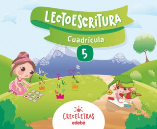 Книга CRECELETRAS LECTOESCRITURA 5 CUADRÍCULA 