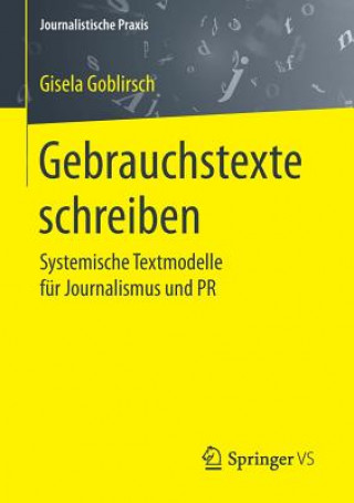 Kniha Gebrauchstexte Schreiben Gisela Goblirsch