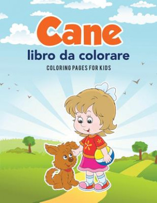 Kniha Cane libro da colorare Coloring Pages for Kids